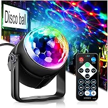 🎉 Disco Ball Light – Rotating Party Light with APP & Remote Control 🎶