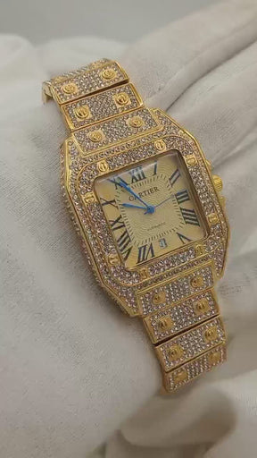 Branded Diamond Watch For Men's