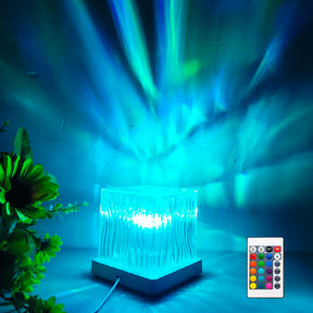 🌊 USB Ocean Wave & Aurora Borealis Projector – Mesmerizing Water Ripple Night Light 🌌