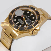 Latest Collection 40 Yellow Gold With Black Dial & Bezel Automatic Watch ZR Factory