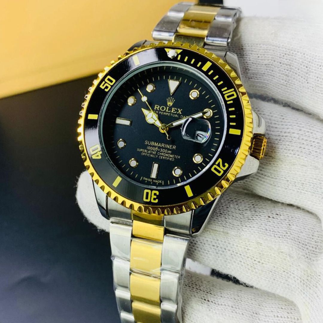 🛥️ Submariner 40mm – Stainless Steel & Gold Two-Tone ⌚