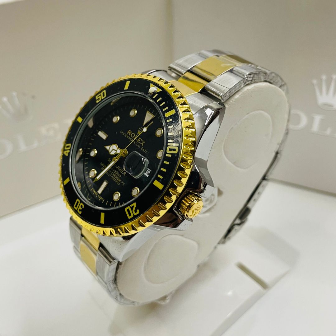 🛥️ Submariner 40mm – Stainless Steel & Gold Two-Tone ⌚