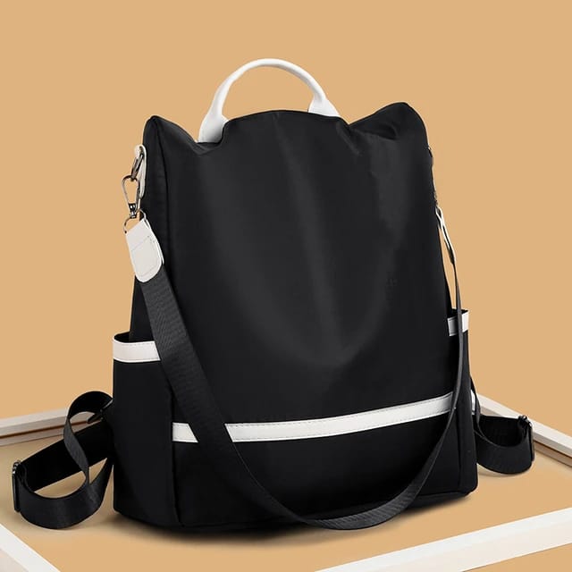 🎒 Stylish Ladies Leather Backpack – Perfect for College, School & Travel 🎒