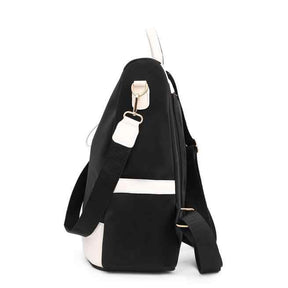 🎒 Stylish Ladies Leather Backpack – Perfect for College, School & Travel 🎒