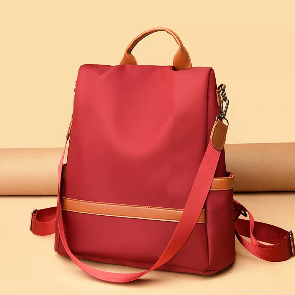 🎒 Stylish Ladies Leather Backpack – Perfect for College, School & Travel 🎒