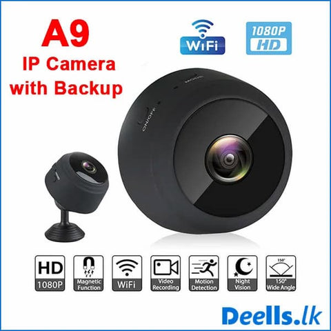 A9 Mini Camera – 1080P HD WiFi Wireless Mini Camera | Night Vision, Motion Detection, Portable Security Recorder