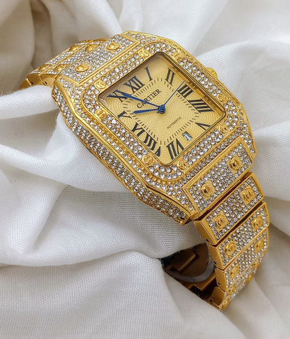 Branded Diamond Watch For Men's